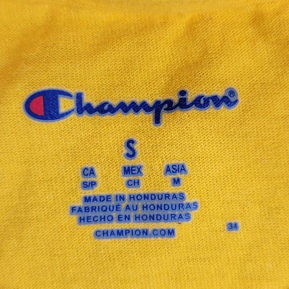 Champion LSU Tigers Gold T-Shirt Unisex Small Eye of the Tiger Graphic Tee - Picture 10 of 10